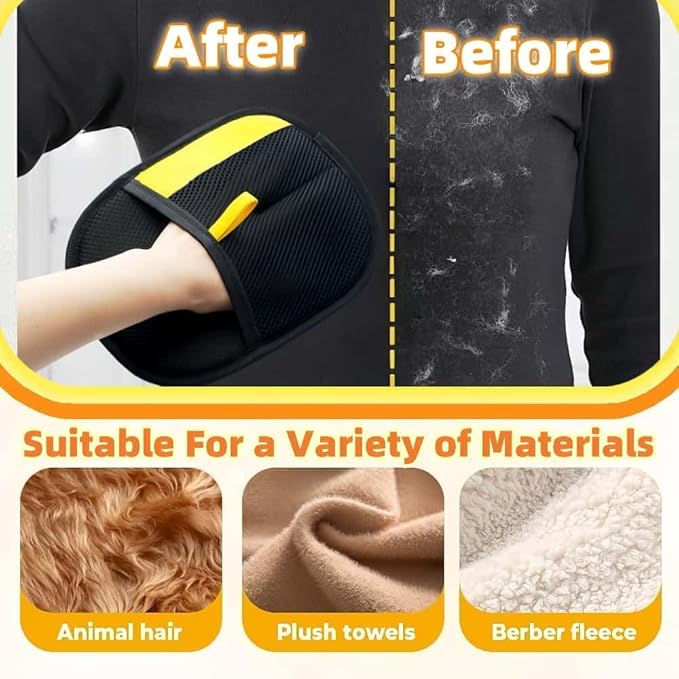ZONCIHO Pet Hair Remover, Pet Hair Removal Gloves for Carpet, Couch, Furniture, Car Seat, Upgraded Pet Hair Removal Tool (1PCS)
