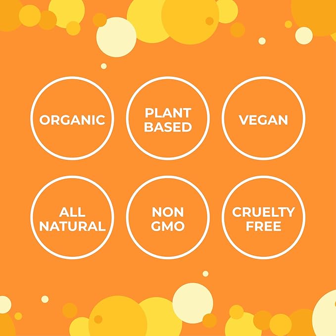 Dishwasher Detergent Gel – Plant-Based Formula, Made with Organic Ingredients, Scented with Organic Orange Essential Oil – 33.8 fl oz (1 L), Pack of 3