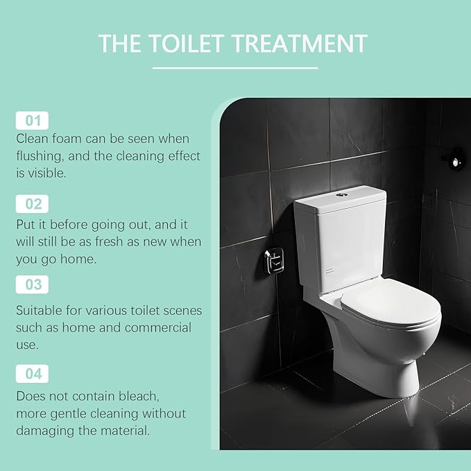 Toilet Deep Cleaner for Bowl and Tank, Long-Lasting Fresh Scent, No Scrubbing Required, Automatic Refreshing Formula, 4.23 oz