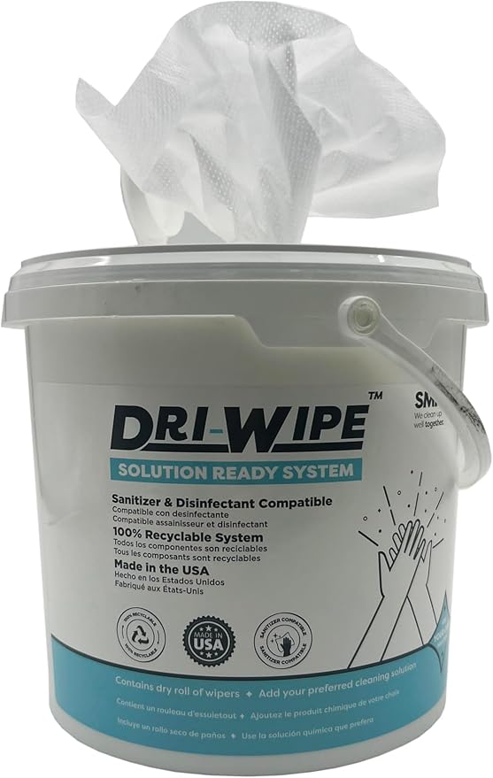Dri-Wipe Solution Ready System (SRS) (90 Wipes Per Roll, 540, Count)