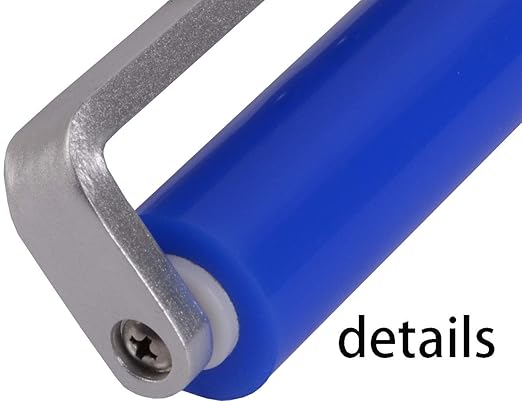 4-20 inch Glue Silicone Rubber Pasting Tacky Soft Roller Vinyl Record Cleaner Squeegee Wheel Anti-Static Sticky Dust Collection for Film Application Craft Project Particle Electronic Industry (6")