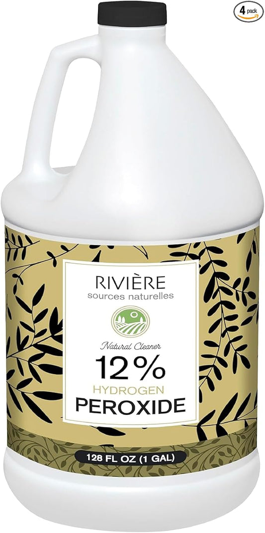 Rivière 12% Hydrogen Peroxide, 4 Gallons