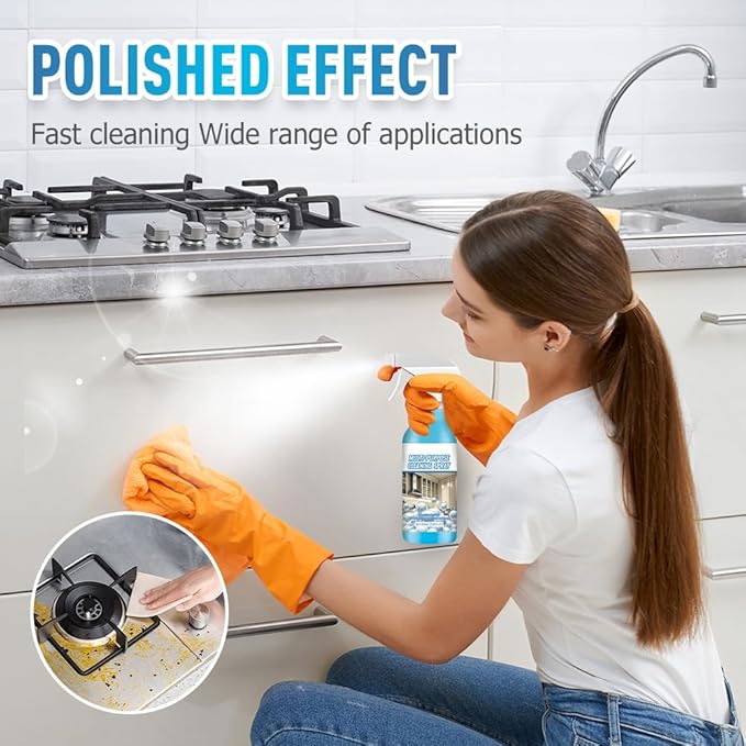 Spray Splash Cleaner 2025 New Upgraded Multi-Purpose Splash Foam Spray Splash Foam Spray Cleaner for Kitchen, Countertop, Oven Cleaning Spray (3)