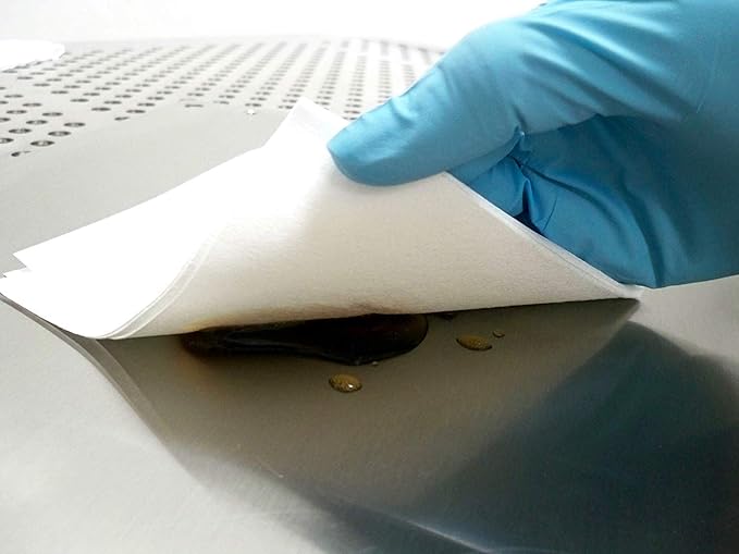 Clean Room Wiper, Double Knit Polyester Cleanroom Wipes, Lint Free Nonwoven Cleanroom Wipe, 150pcs/bag (6" x 6")
