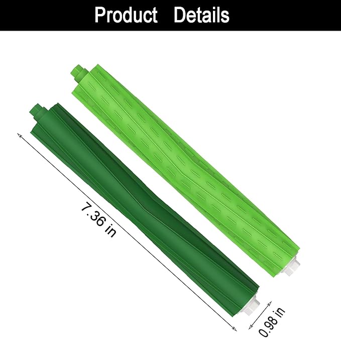 HyacGoaw 2-Pack Replacement Roller Brushes Compatible with iRobot Roomba E&I Series J7 J7+ i7 i7+ i3 i4 i6 i6+ i8 i8+Plus E5 E6 E7 Vacuum Cleaner