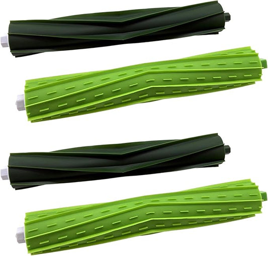 FUNFDWU 2 Sets Replacement Brush Parts Compatible with Roomba i, e & j Series – Fits i3 i3+ i4 i4+ i6 i6+ i7 i7+ i8 i8+, e5 e6 e7, j6+ j7 j7+, Combo j5 j5+, Combo i5 i5+ Vacuum Cleaner Roller Brushes