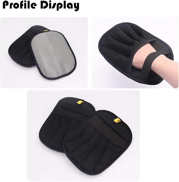 LUOMRTAN 2 Pack Upgraded Pet Hair Removal Gloves, The Five-Finger Design Provides a More Convenient and Stable Grip .Reusable for Dog & Cat Hair for Couch, Furniture, Car Seat, Carpet, Clothing