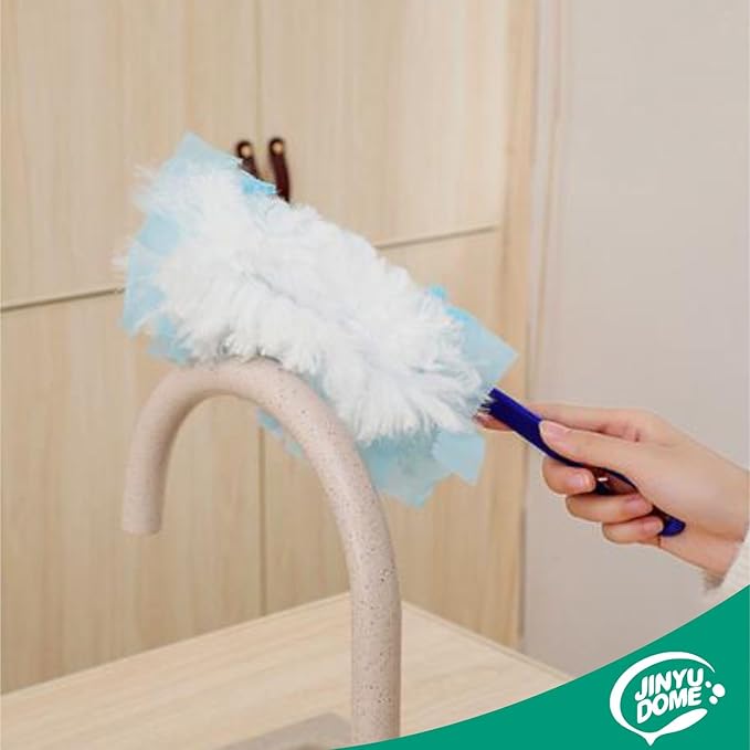 JINYUDOME Disposable Duster Refills Heavy Duty Dusters Refills,S wiffer Cleaning Dusters Hand Duster Refills,30 Unscented Dusters