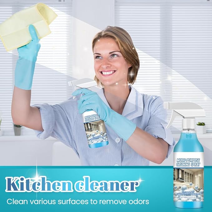 Spray Splash Cleaner, 2025 New Multi Purpose Cleaning Spray, Powerful Degreaser Sprays for Kitchen, Easy to Use Grime Remover for Household Cleaning, Convenient Handheld Cleaner for Home Family (1)