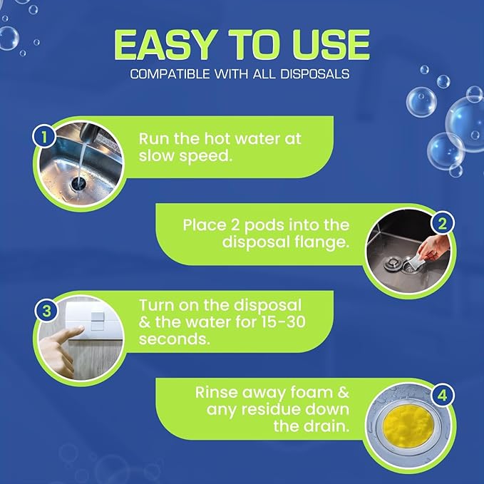 True Fresh- 49 Pcs Bundle- Garbage Disposal Cleaner -Compatible with All Disposal Brands and Washing machine Cleaner Tablets compatible with Front Loader -Top Loader -HE, Deodorize and Descales