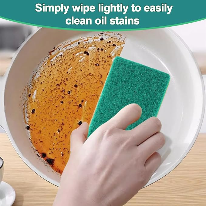 Sponges Kitchen,Non-Scratch Dish Sponge,Biodegradable Sponges for Dishes,The Most Suitable for Cleaning Kitchen Tableware and pots - 24 Pack