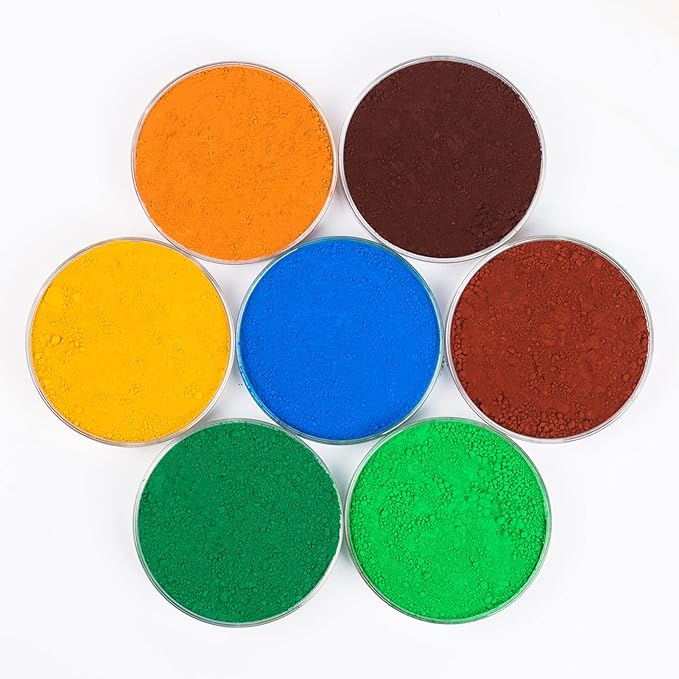 GOODTAKE Concrete Pigment, Grass Green Iron Oxide Pigment Powder, Concrete Cement Dye Color Pigment for Pastel Tile Paint Concrete Cement Mortar Grout (Grass Green, 20 oz)