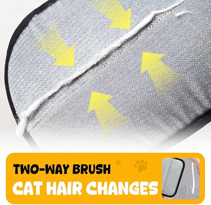 3Pcs Pet Hair Removal Glove, Electrostatic Hair Removal Glove for Cats and Dogs, Reusable Hair Remover for Couch, Carpet, Car Seat, Laundry Clothing Quick Cleaning Tool for Pet Owners (#4)