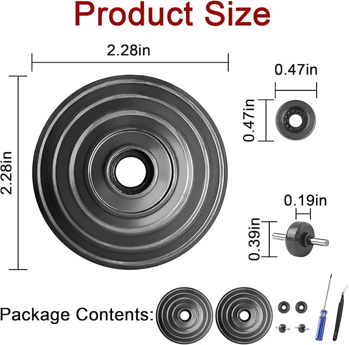 Garbage fighter Ball Wheel + Soleplate Wheels for Dyson V6 V7 V8 V10 V11 V12 DC58 DC59 DC62 DC74 Vacuum Cleaner 35W 50W Direct Drive Cleaner Wheels Replacement Parts
