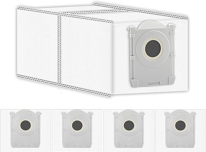 (5 Pack) X9 Pro Omni Replacement Dust Bags Compatible With ECOVACS DEEBOT T30C Omni/ T80 Omni/ T50 PRO Omni/ T50 MAX PRO Omni/ X8 Pro Omni Robotic Vacuum Cleaner, Accessories Kit