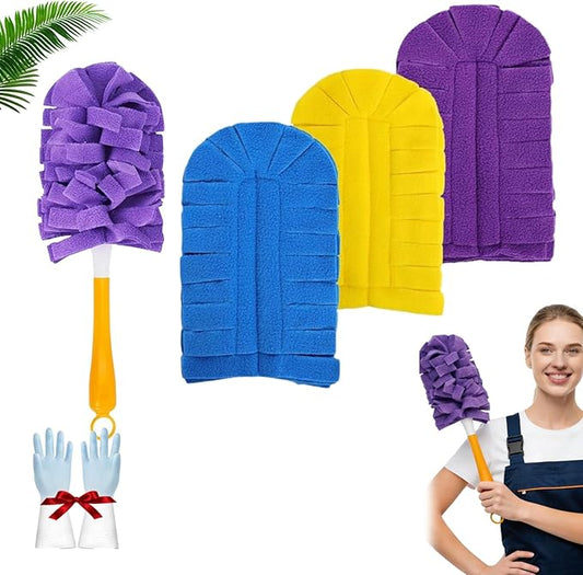 360° Electrostatic Duster Refills — The Sustainable Choice for a Dust-Free Home, Duster Refills Reusable, Larger Size Dusters with 4X Microfibers