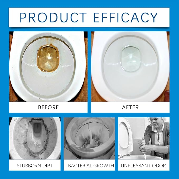 Foam Toilet Cleaner, 2025 New Powerful Toilet Bowl Cleaner, Advanced Bathroom Cleaner for Home, Powerful Instant Bowl Cleaners for Toilets Squatting Pans（2PCS）