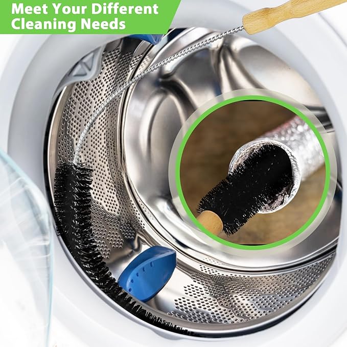 dryer lint brush vent cleaner Long Flexible Vacuum Brush dryer vent brush,dryer lint cleaner Laundry Room and Washer Dryer Brush