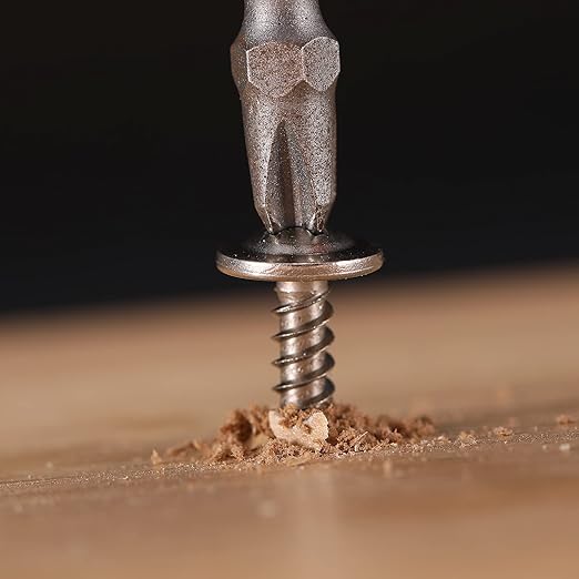 #8 x 1 Inch Wood Screw 250Pcs 410 Stainless Steel Standard Thread Truss Head Fast Self Tapping by SG TZH