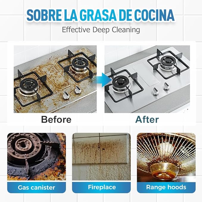 Spray Splash Cleaner 2025 New Upgraded Multi-Purpose Splash Foam Spray Splash Foam Spray Cleaner for Kitchen, Countertop, Oven Cleaning Spray (1)