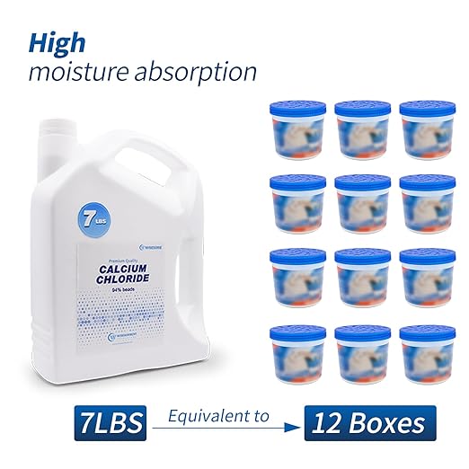 28LBS Calcium Chloride Desiccant, Moisture Absorbers Refill Beads - Fragrance Free, Moisture Absorber Refill