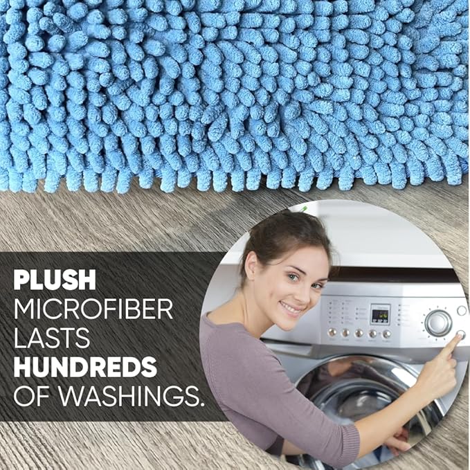 18" Mucho Mop Microfiber Mop System - Mops for Floor Cleaning - Hardwood Floor Mop for Tile, Laminate, Wood, Vinyl Floors | Washable Pads | Dry & Wet Mopping