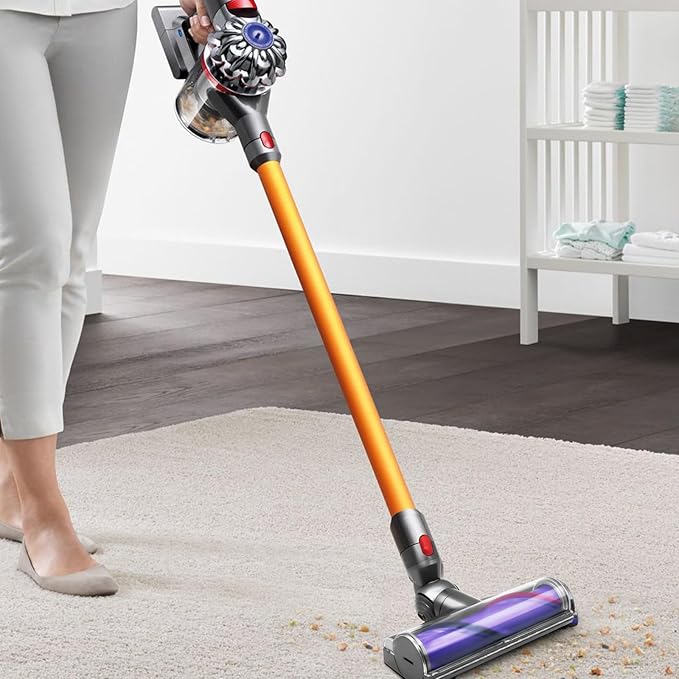 Garbage fighter Upgraded Quick-Release Motorhead Cleaner for Dyson V7 V8 V10 V11 V15 Vacuum Cleaner Head SV10 SV11 SV12 SV14 Replacement Part Electric Head for Hardwood Floor Carpets