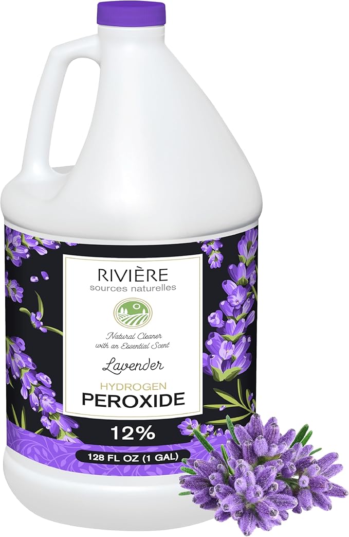 Rivière 12% Scented Hydrogen Peroxide, Gallon, Lavender