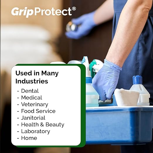 GripProtect Precise Nitrile Exam Gloves | 4 Mil | Chemo-Rated | (Large, 100)
