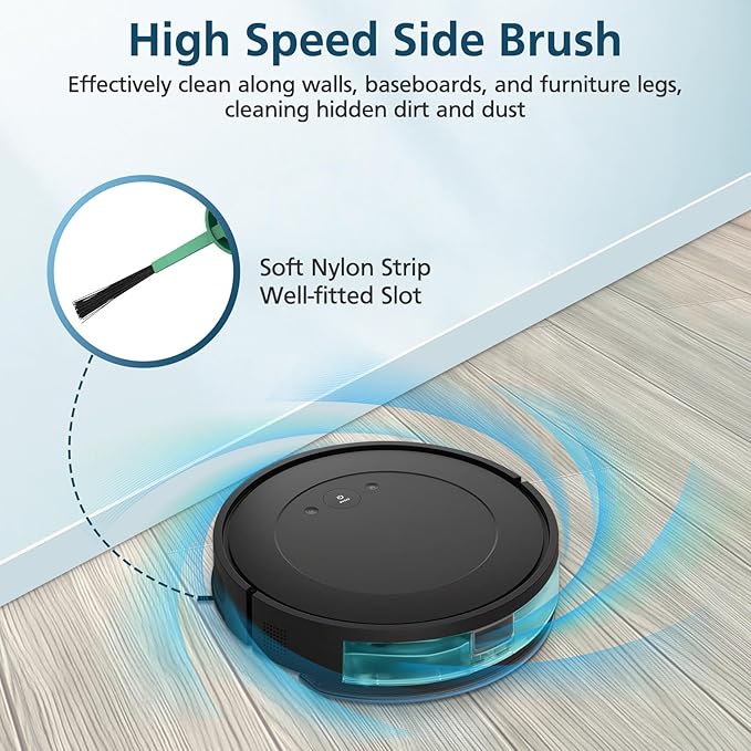 Y0140 Replacement Parts Compatible with iRobot Roomba 104 105 Y0140 Y0110 Q0120 Q0520 Q011 Vacuum Cleaner, 1 Roller Brush, 4 Hepa Filter, 4 Mop Pads, 4 Side Brushes, 2 Primary Filter, 1 Cleaning Brush