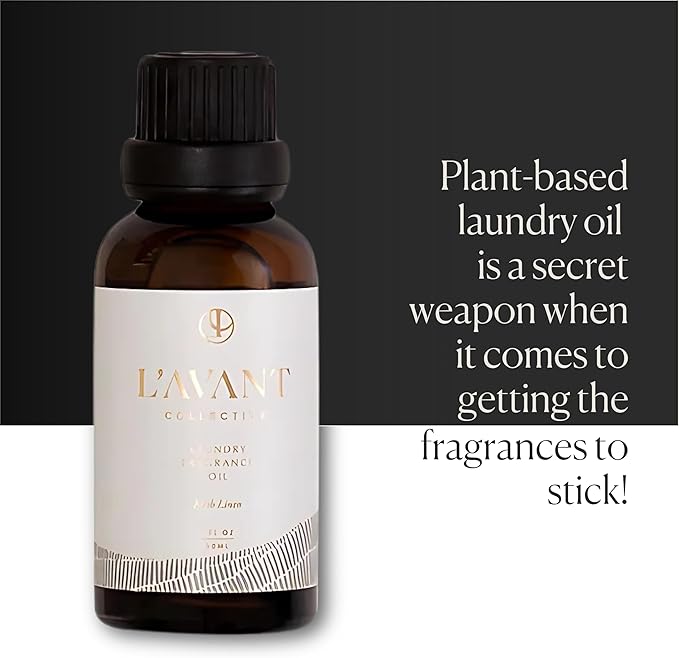 L’Avant Collective | Essential Oils for Laundry - Dryer Balls Scents – Scented Fragrance Essential Oil Drops | Fresh Linen Laundry Oil - Lavender Geranium Essential Oil Blend w/Ylang Ylang & Bamboo
