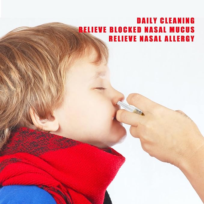 Nasal Spray Bottles 6Pcs1oz (30ml) with 2*Funnel,1*Dropper, 8*Label,Empty Nasal Spray Bottle,Amber Glass Nasal Spray Bottle,Press Spray Head Refillable Portable Fine Mist