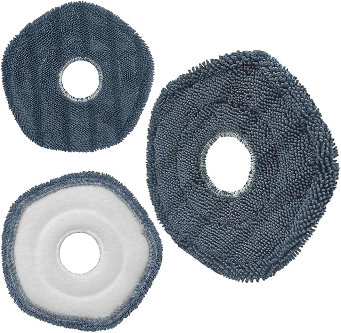 aoteng Replacement Parts for eufy X10 Pro Omni Robot Vacuum Cleaner Accessories Kit 24 Packs 2 Main Brush, 4 Filters, 6 Side Brushes, 6 Mop Cloths, 6 Dust Bags