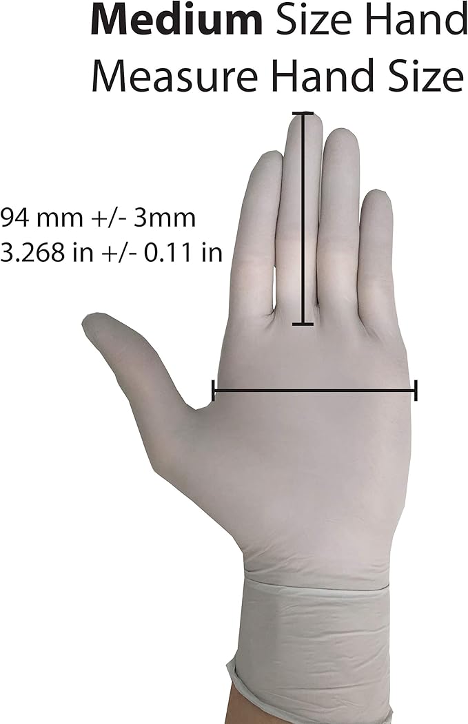 Disposable Gloves - Food Safe, Lite Duty Nitrile Gloves, Lite & Tough, (250 Count)