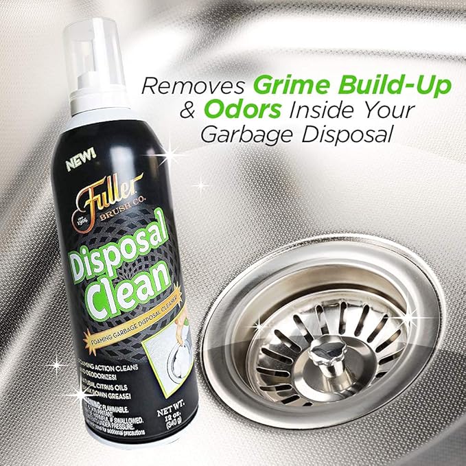Fuller Brush Garbage Disposal Cleaner ? Foaming Action - Fresh Citrus Scent ? 12 oz. - 6 Pack