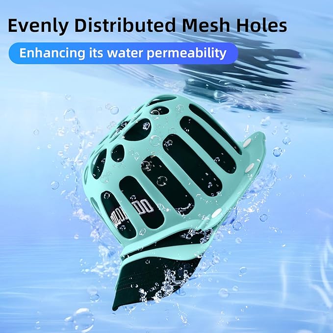 Silicone Hat Washer Cage Hat Cleaner for Baseball Caps, Rust-Proof & Shape-Saving Design,Ball Cap Washer Fit for Adults and Kids Hats Shaper,Flexible and durable，Cap holder,Green