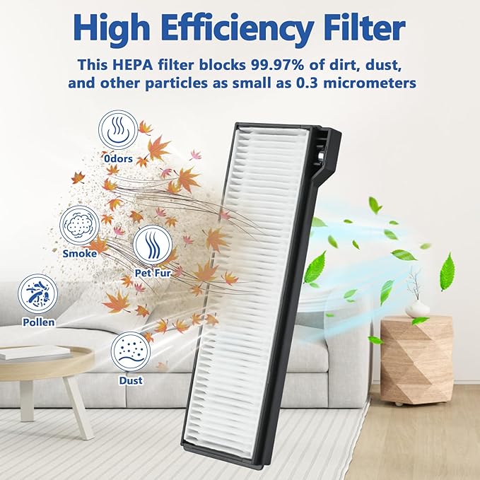 Resflyar 24 Pack X10 Pro Omni Replacement Parts for Eufy X10 Pro Omni Robotic Vacuum Cleaner Accessories Kit, 2 Roller Brushes, 4 HEPA Filters, 8 Mop Cloths, 8 Side Brushes, 2 Cleaning Brushes