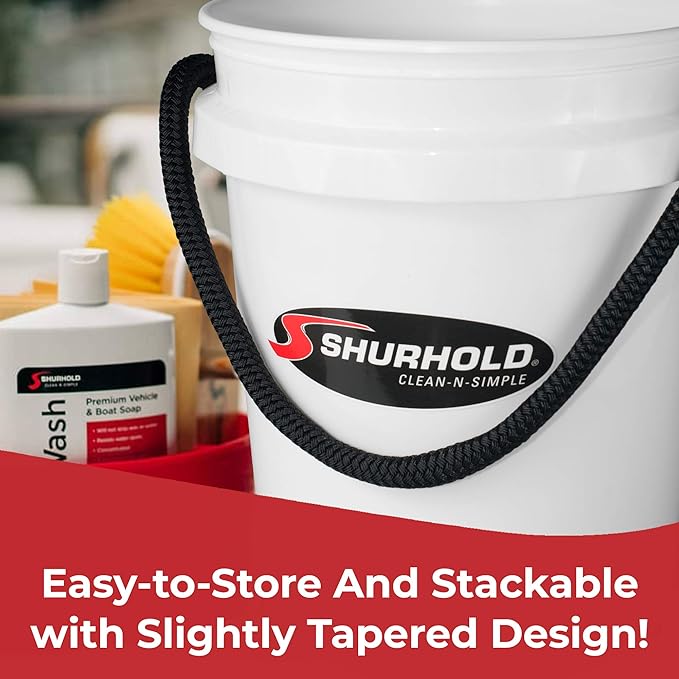Shurhold 2451 5 gallon white bucket