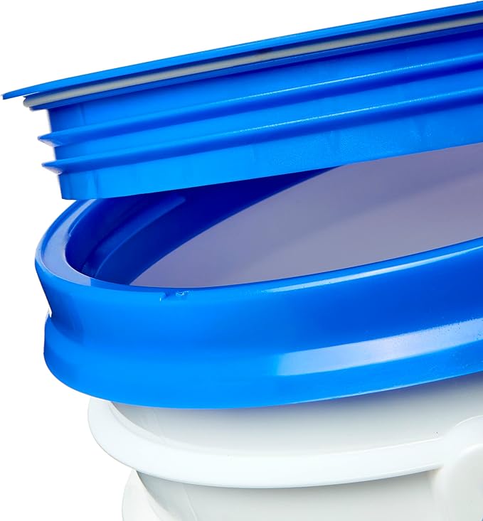 Gamma Seal Lids for 3.5, 5, 6 and 7 Gallon Buckets – Combo of 7 colors – Food Grade BPA Free Reusable Lids, Made in USA