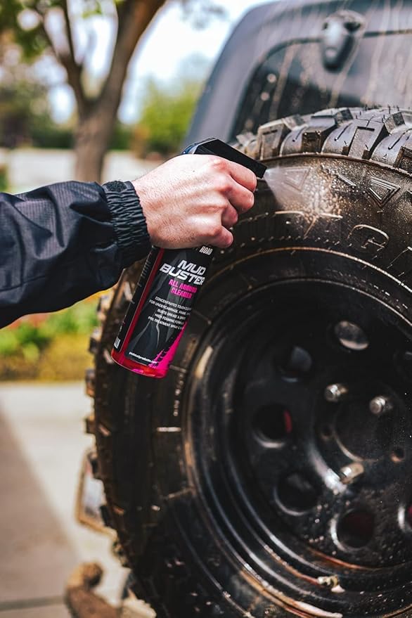 P & S PROFESSIONAL DETAIL PRODUCTS P&S Off Road Mud Buster Foaming Cleaner – Heavy-Duty Degreaser for Undercarriages, Frames & Wheels – Tough on Mud & Grime, Corrosion Protection - 16 oz. Spray