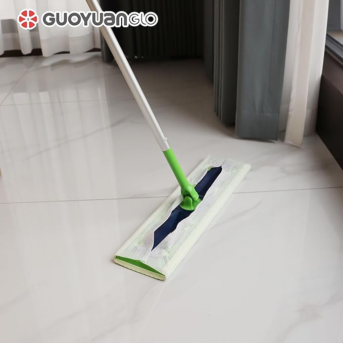 XL Dry Sweeping Cloths Compatible with XL Flat Mop X Large Disposable Mop Cloth for Floor Mopping and Cleaning,9.84x17.32 inch,60 Counts