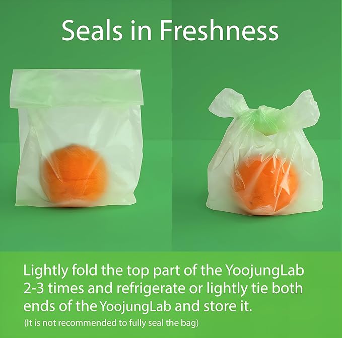 Green, Food Storage Bags, 9.84" 14.56" 200bags, Keep Fresh Produce Bags, Food Saver Storage for Fruits, Vegetables, BPA FREE, HDPE, Green color bag, Plastic Sandwich Bags, Eco-Friendly