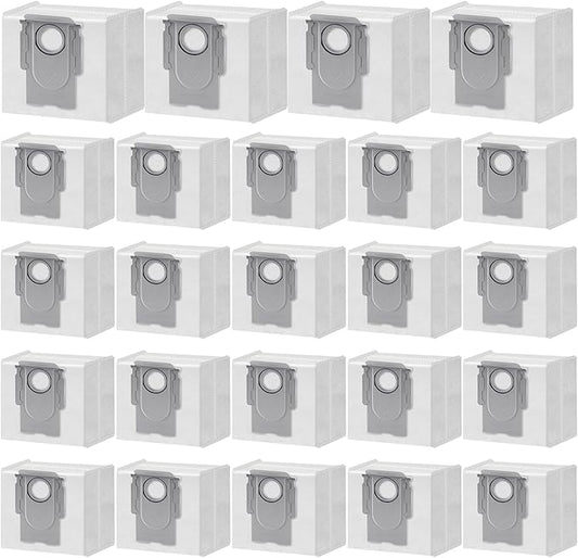24 Packs Q10 Q7 Q5 Bag Replacement for Roborock Q10 S5+, Q7 M5+, Q5 Max+, 3.6L Vaccum Bag for Q10 X5+, Q5, Q5+, Q5 Pro+, Q8 Max+, Q7, Q7+, Q7 Max+, S8+, S8 Pro Ultra, S7 Pro Ultra, S7 MaxV Ultra
