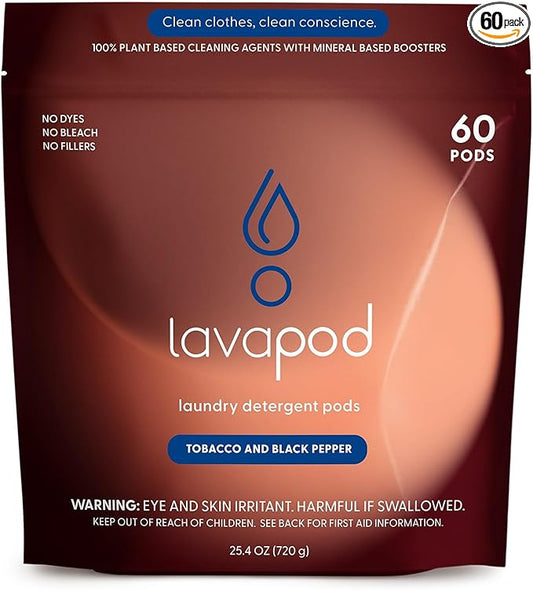 Luxury Laundry Pods - Plant-Based Detergent with Master Perfumer Fragrances - Made in USA - 60 Count