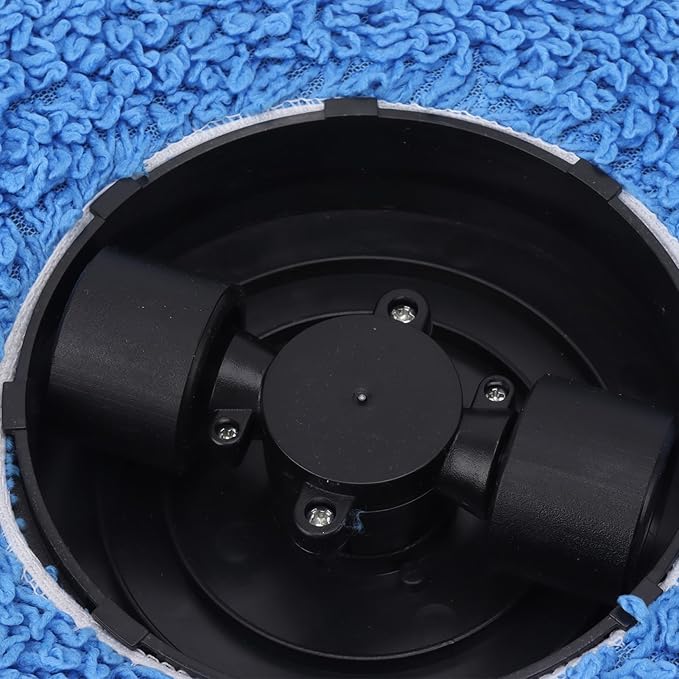 EMUKOEP Automatic Floor Mopping Robot Mopping Robot with Water Tank Vacuum and Mop Cleaning Robot (Silver)