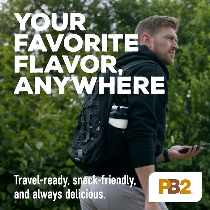 PB2 Pure Peanut Butter Powder - [2 lb/32 oz Jar] - No Added Sugar, No Added Salt, No Added Preservatives - 100% All Natural Roasted Peanuts - 6g of Plant-Based Protein