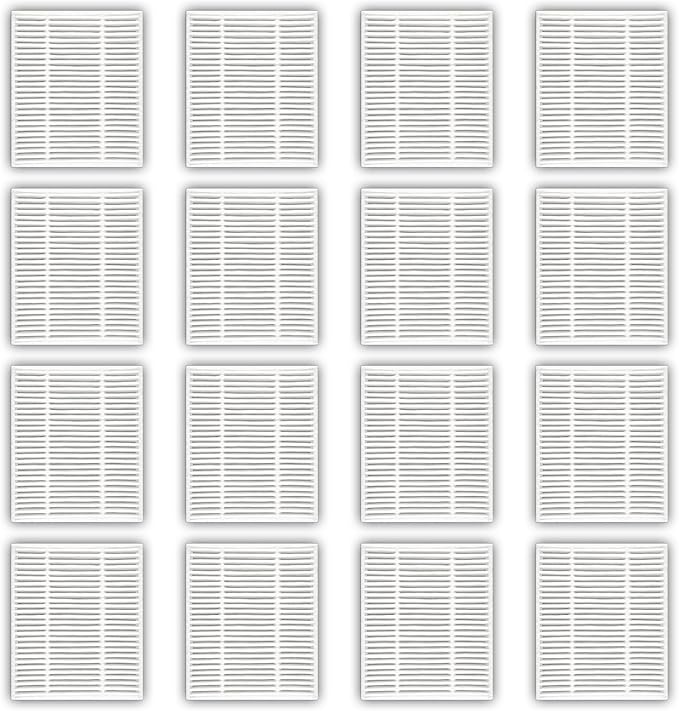 (16 Pack) HEPA Filters for iRobot Roomba 104, 105 Vac, 105 Combo, Roomba Vacuum 2 Essential and Combo Essential Robot Vacuum and Mop Y0140 Y0112 Y0110 Q011 Q0120, HEPA Filter Accessories