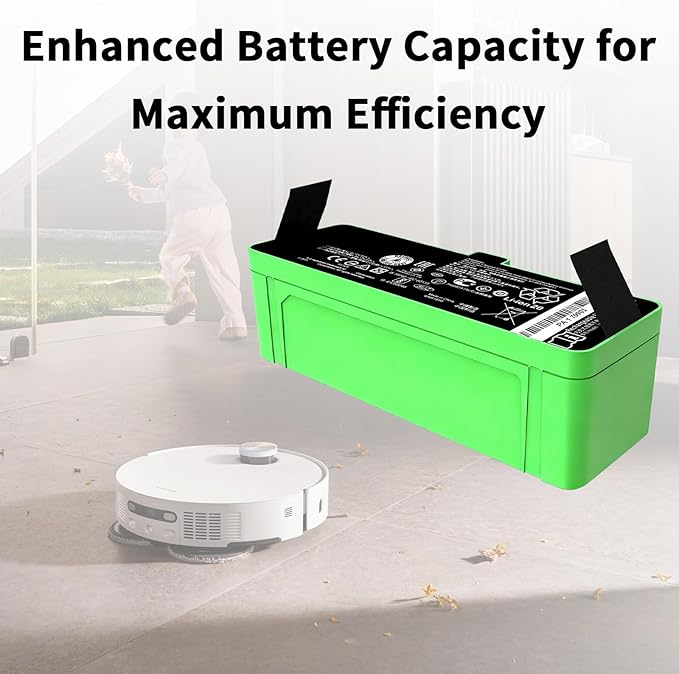Lcenerga 3300mAh 1800Li Battery for iRobot Roomba Replacement for Roomba 1800Li Lithium Ion Battery Compatible with Roomba 980 960 895 890 860 695 680 690 675 640 614 500 Series 14.4v 47.52Wh