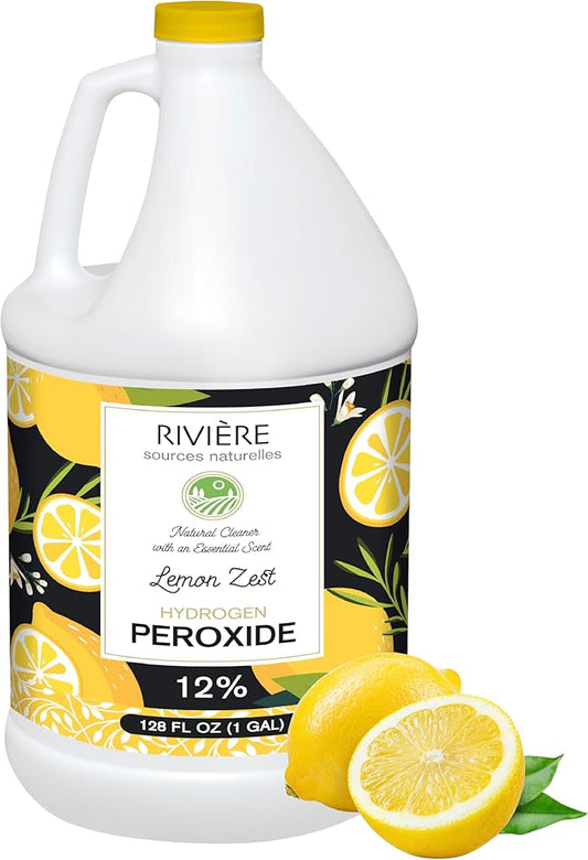 Rivière 12% Scented Hydrogen Peroxide, Gallon, Lemon