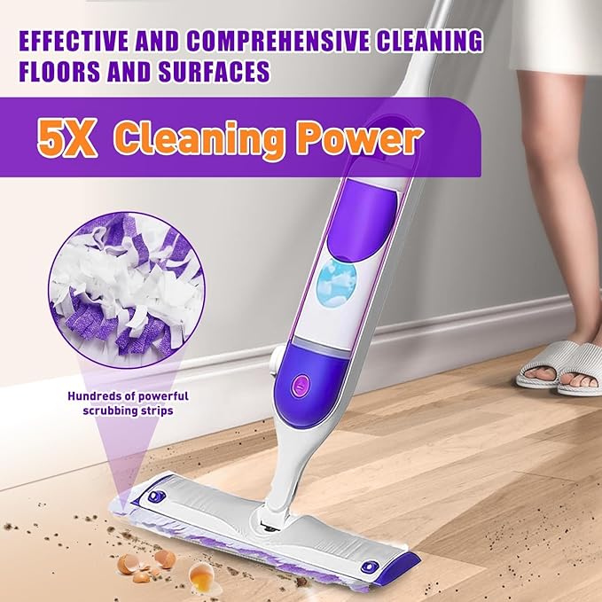 50 Pack Disposable Power Mop Pad Refills for Swiffer Power Mop, Compatible with Swiffer Power Mop Refills, Thickened Multi-Surface Replacements for Swiffer Wet Pads Refill on All Finished Floors.